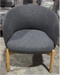 Low Nest Chair, wood base