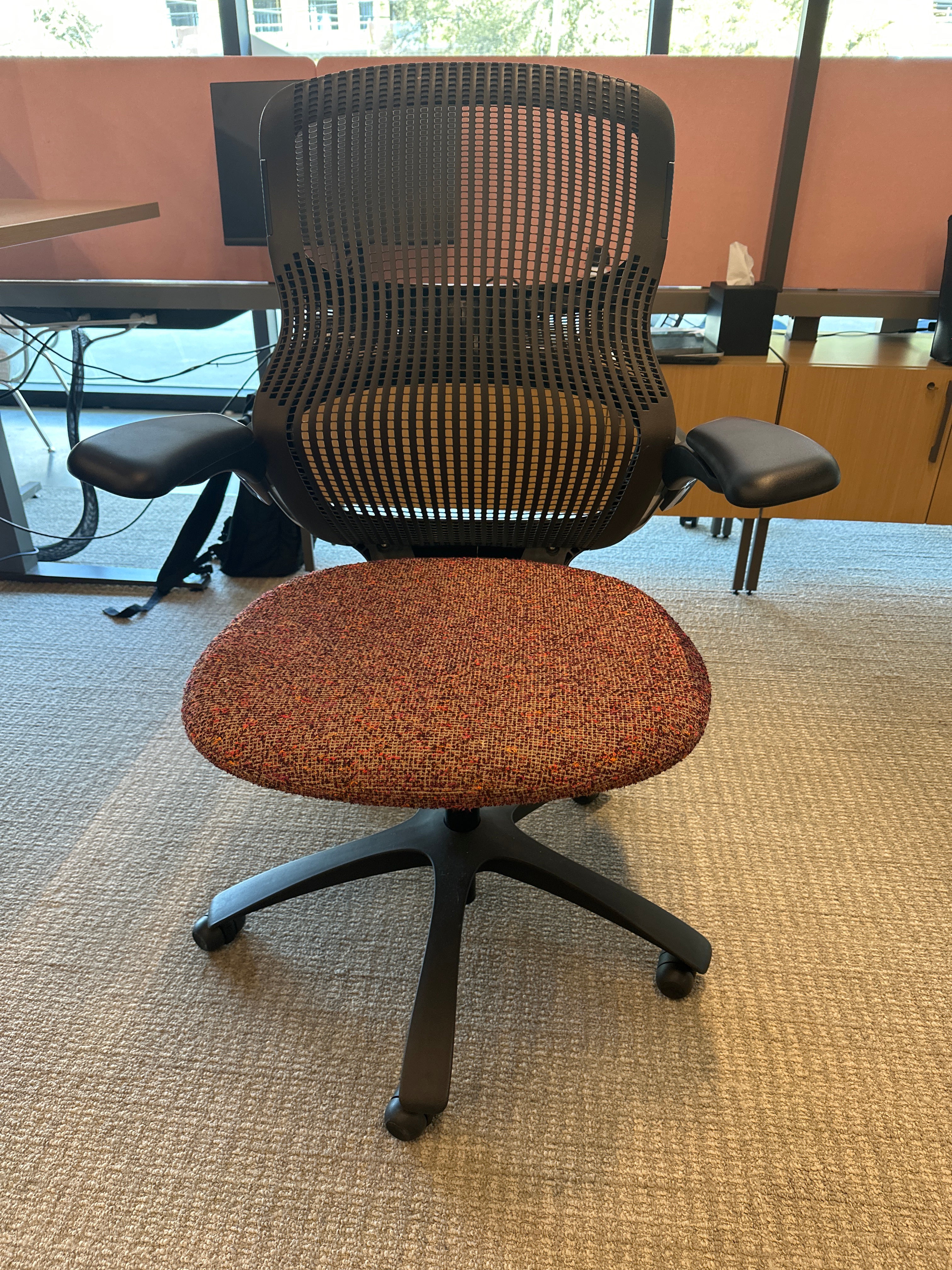 Generation by Knoll task chair, high performance arms, plast
