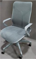Cosm Work Chair, Mid Back Hgt, Self Adj Tilt, Fixed Seat Depth