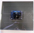 Mockup Monitor Display, Smoke acrylic w-mounting brackets (Set), 13" x 16"