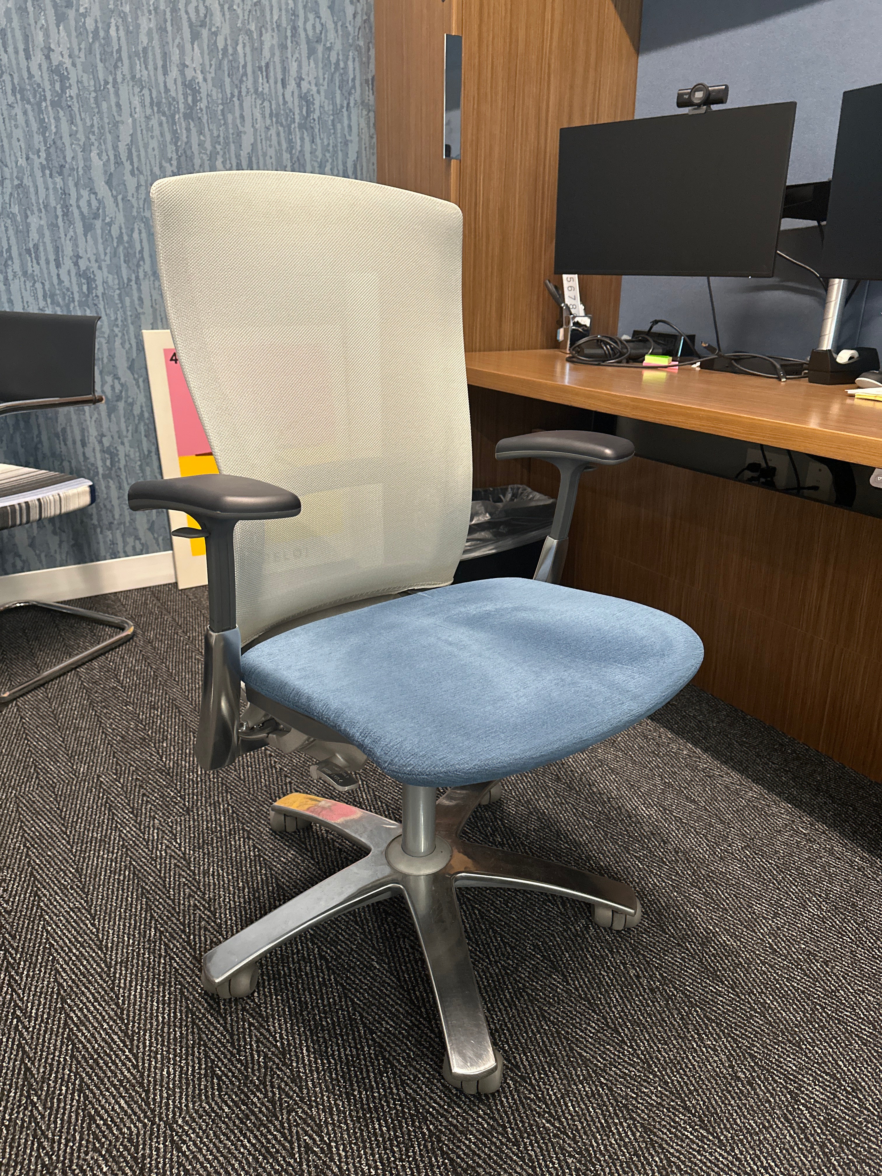 Life Chair, Height Adjustable Arms, with Leather Arm Pads, A