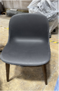 Side Chair, wood base