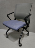 Side Chair, nester fixed arms, upholstered - 2568445.6.1.1