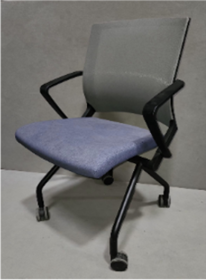 Side Chair, nester fixed arms, upholstered - 2568445.6.1.1