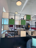 Palisades Grid Bookshelf modular zone divider - RECEPT 101
