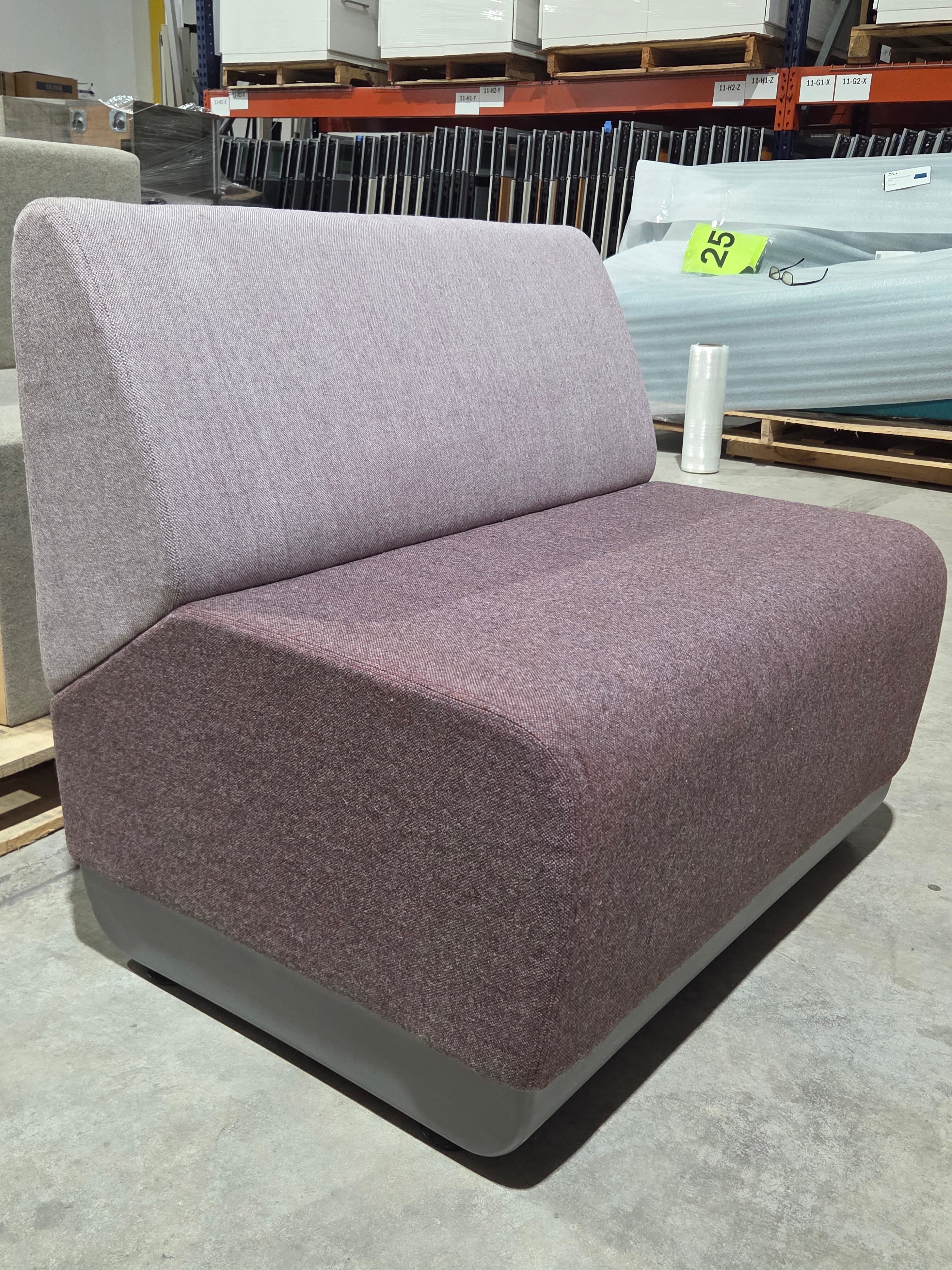Sit On It Pasea Upholstered Armless Chair - Slate