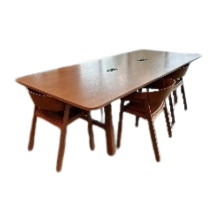 Conference Table with Two Power Modules