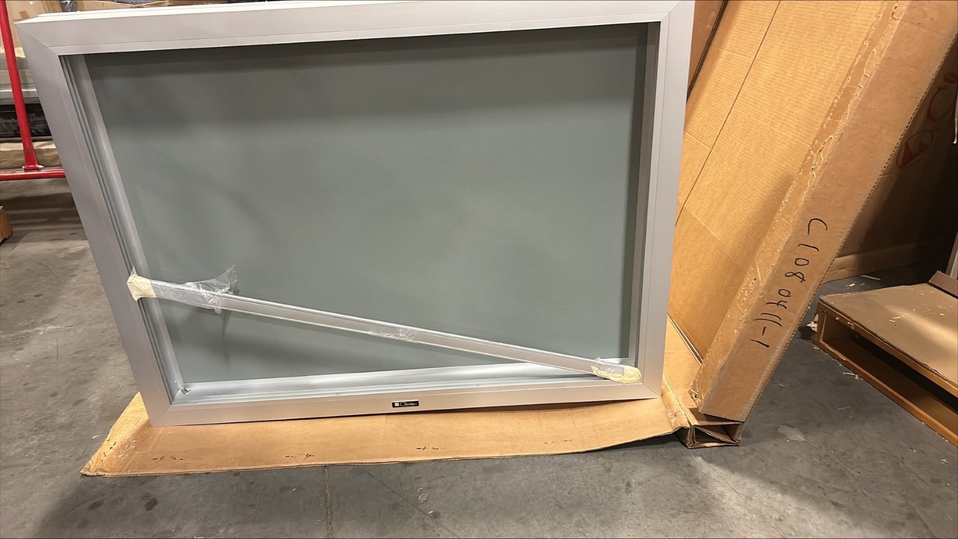 3'H x 4'W Claridge Contemporary Bulletin Board Cabinet with 4" Housing