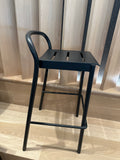 Linear Steel Bar Stool, 29.5 H