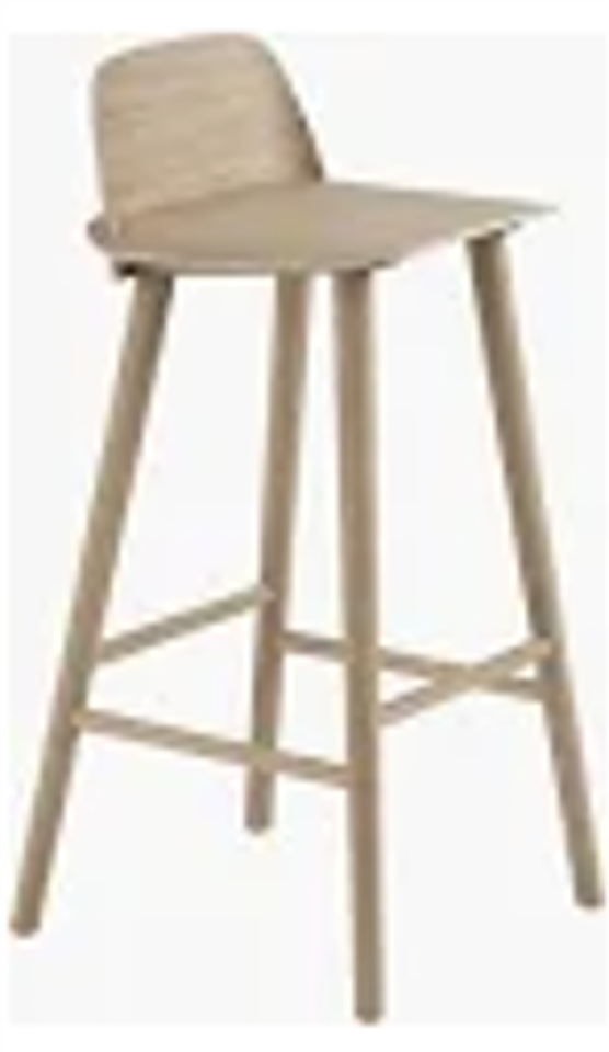 Nerd Counter Stool, 25-1/2", Oak