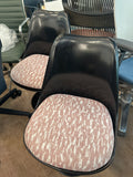 Eero Saarinen Tulip Armless Chair, swivel action, black base
