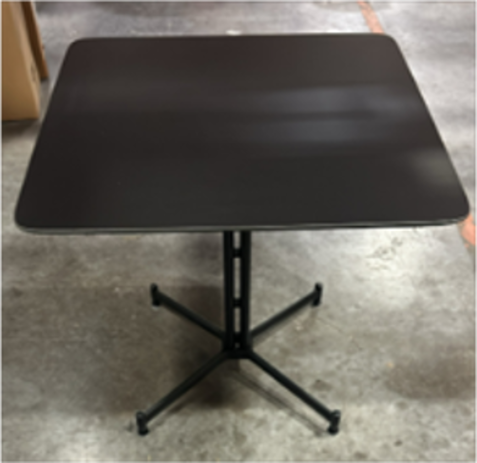 Square Cafe Table,30Wx30D, dining height ()