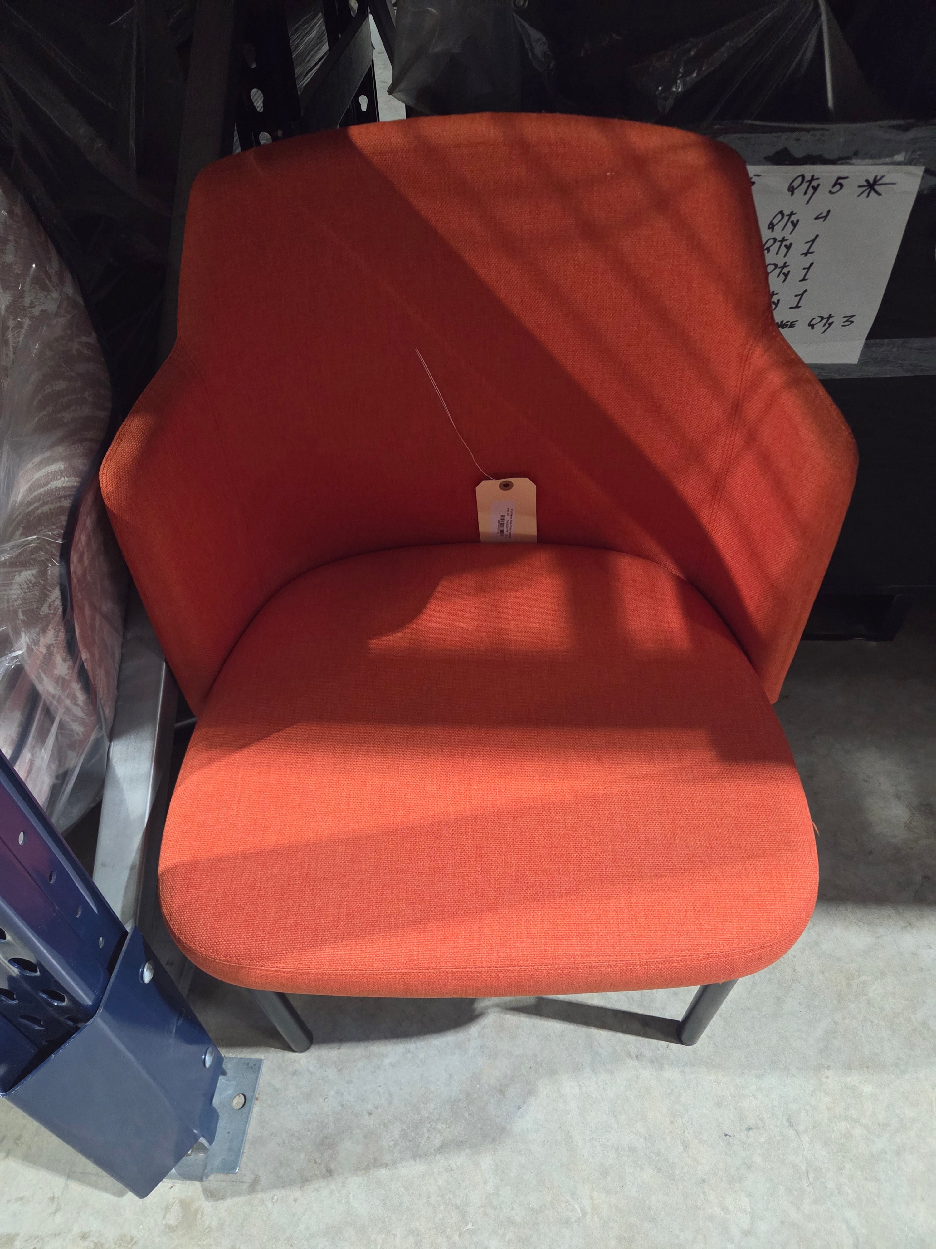 Knoll Remix Side Chair, hard casters