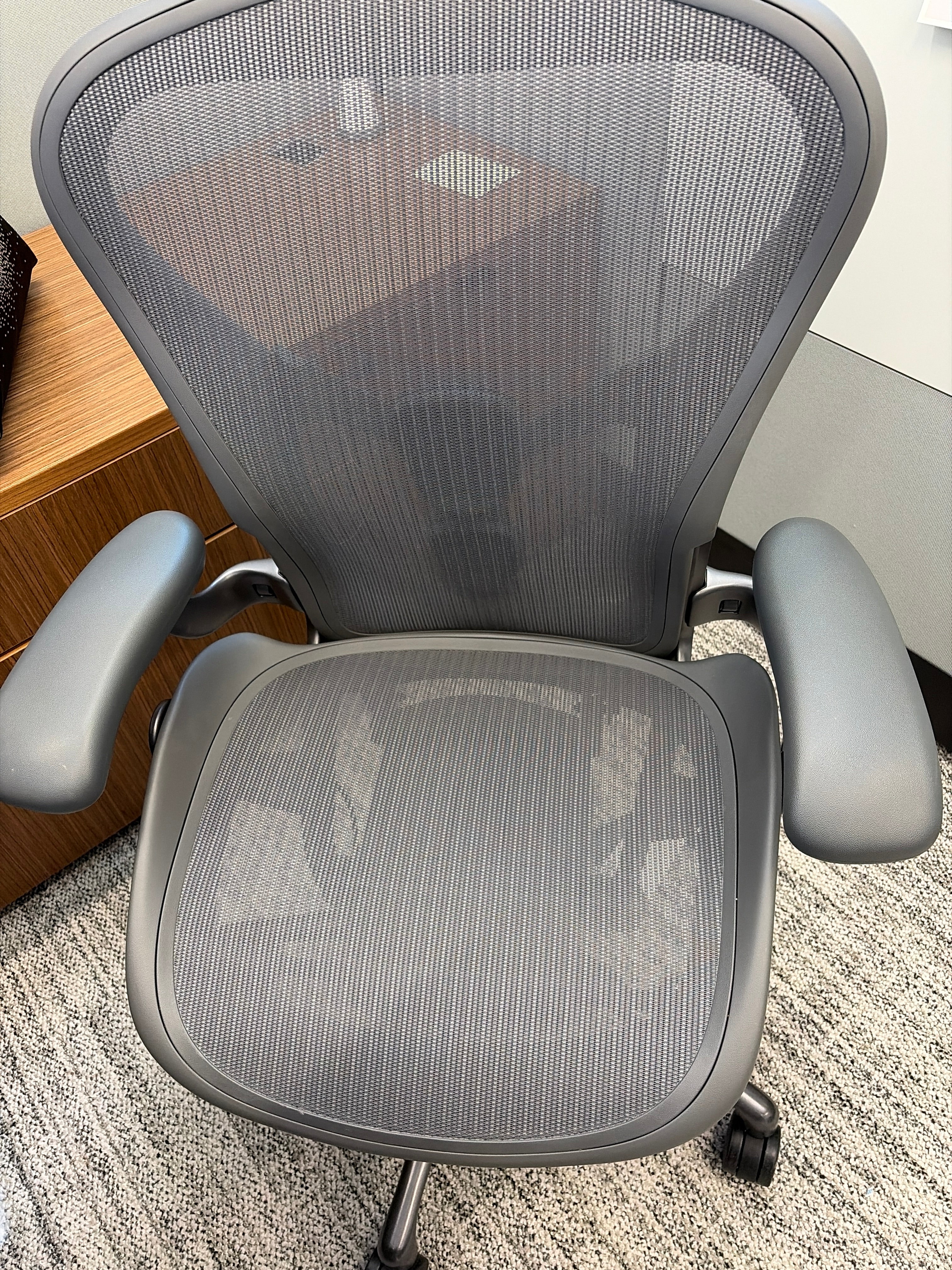 Aeron chair, light grey - CLUSTER B
