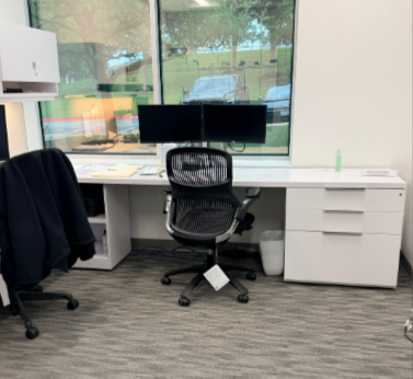Private Office - Laminate White - KIT 102 CARLTON'S OFFICE - Wall ST FOH