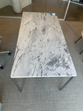 Table, Parsons Table, Stone Top, 60 wide, 30 deep, 29.75 hig