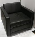 Haworth Tuxedo-2006	Leather Lounge Arm Chair, reversible seat and back cushion, seat height 18", H29" D34" W32"