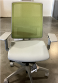 High Back, Enhanced Synchro Seat Depth Adj, 8-Way Arms, Upholstered Seat, 5-Star Nylon