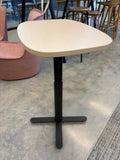 Passport Table: White top/ Black Base - COLAB 107